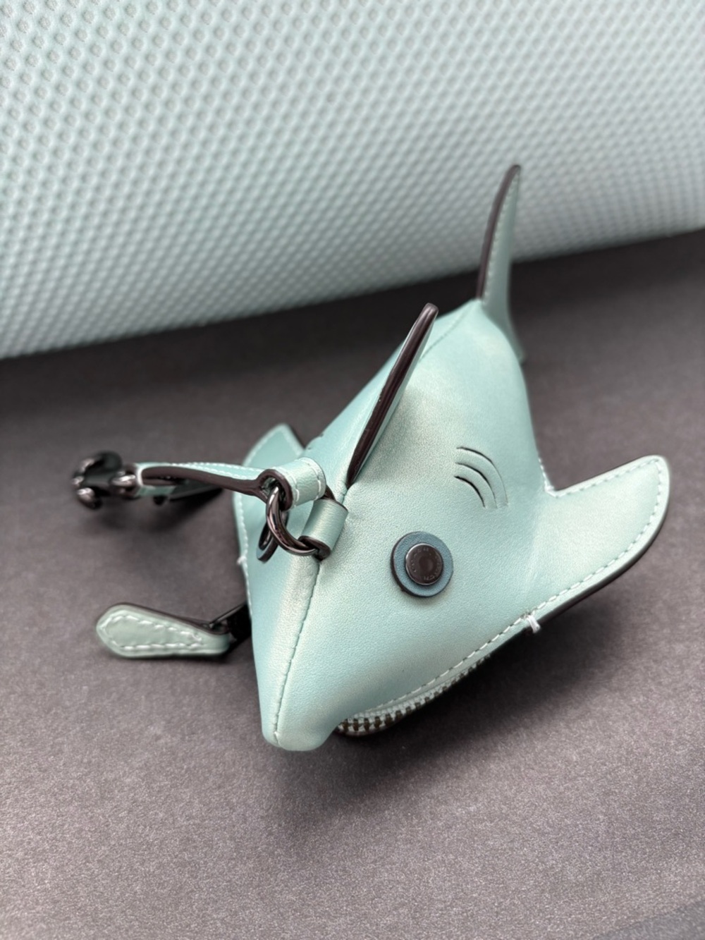 Coach Shark Coin Case Bag Charm